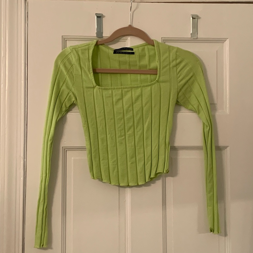 Urban Outfitters Crop Top (lime green)